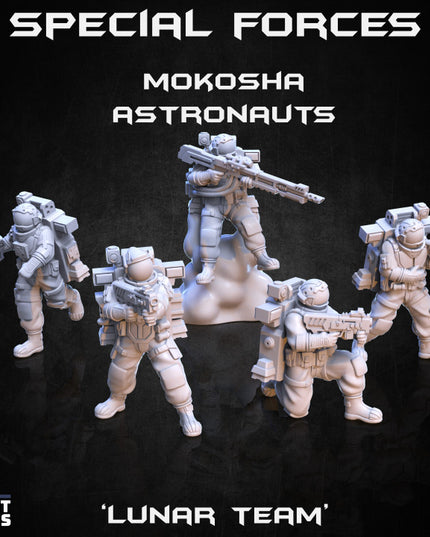 Lunar Team x5 - Mokosha Astronauts - Narok Prison Collection