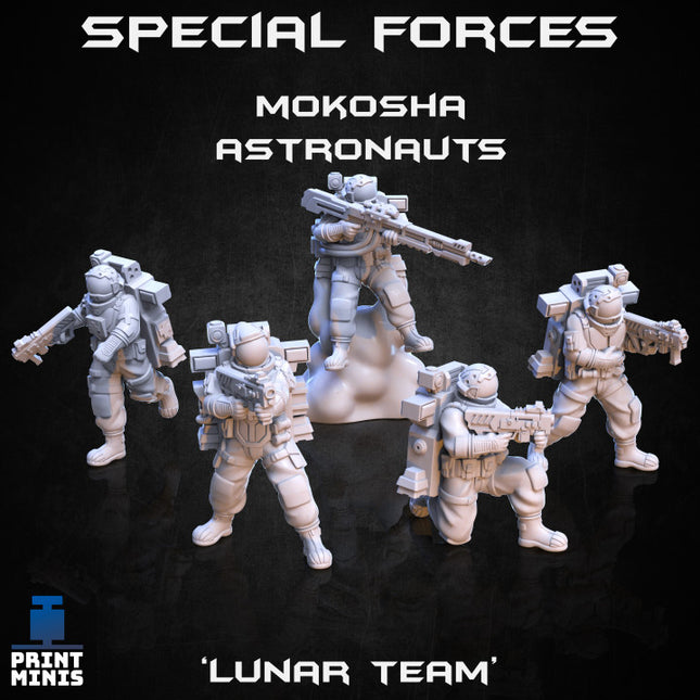 Lunar Team x5 - Mokosha Astronauts - Narok Prison Collection