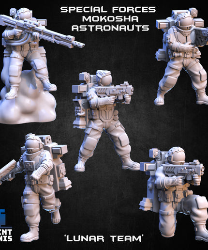 Lunar Team x5 - Mokosha Astronauts - Narok Prison Collection