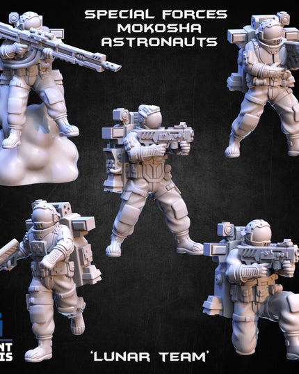 Lunar Team x5 - Mokosha Astronauts - Narok Prison Collection