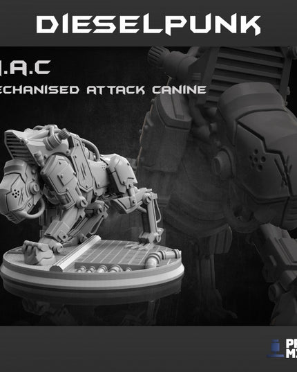 Mechanised Attack Canine, M.A.C - Dieselpunk Collection