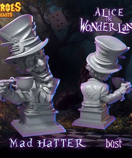 Mad hatter bust