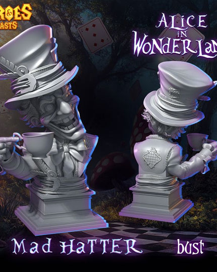 Mad hatter bust