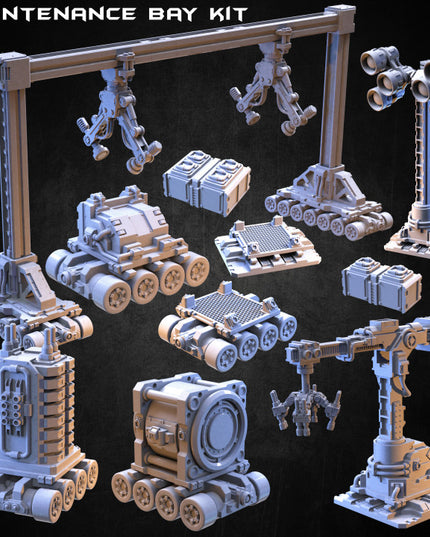Maintenance Bay Terrain Kit - In Orbit Collection