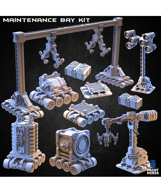 Maintenance Bay Terrain Kit - In Orbit Collection