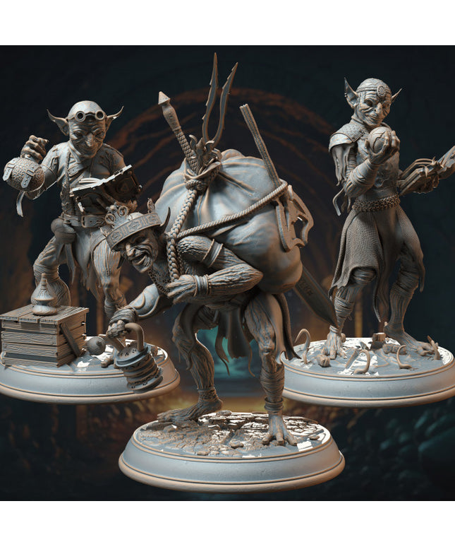 Mana Goblin Trio - Alchemist, Sorcerer, Loot