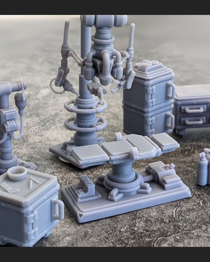 Medical Bay - Evil Lab Scenery Module - The Outbreak Collection