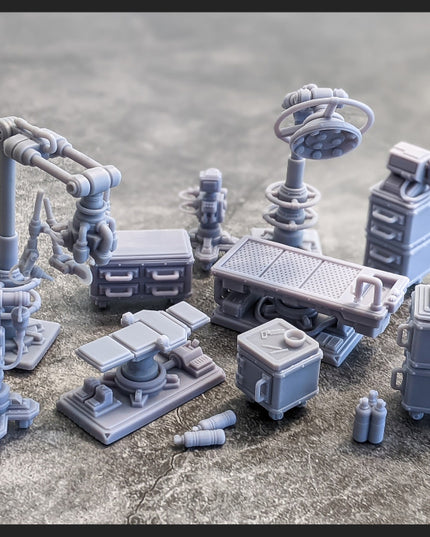 Medical Bay - Evil Lab Scenery Module - The Outbreak Collection