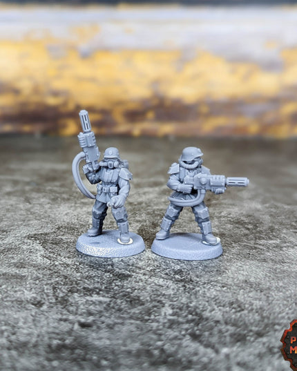 Fusion Gun Troops x2