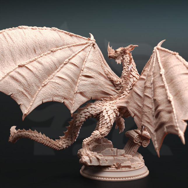 Juvenile Green Dragon - Midorius the Broken