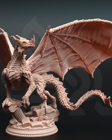 Juvenile Green Dragon - Midorius the Broken