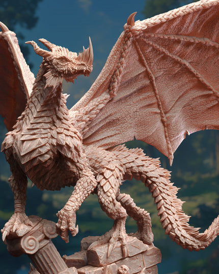 Juvenile Green Dragon - Midorius the Broken