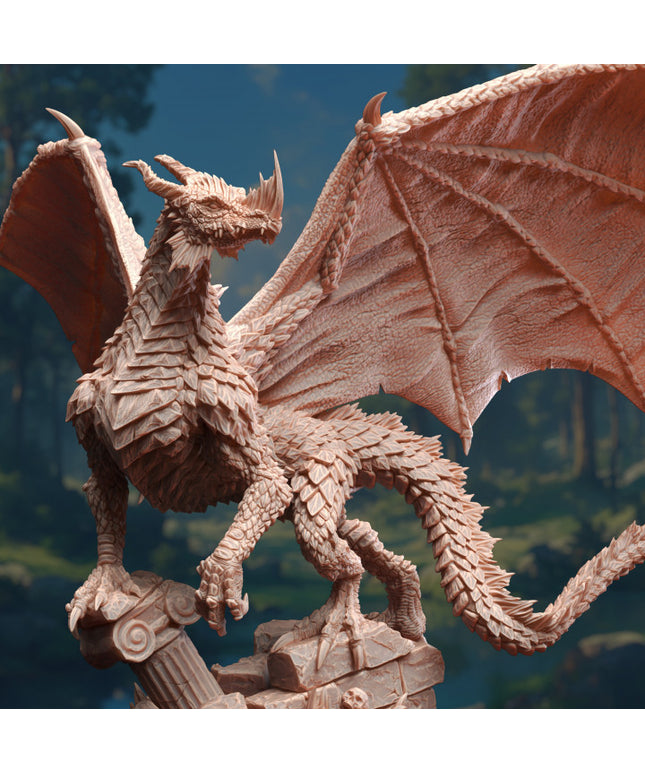 Juvenile Green Dragon - Midorius the Broken