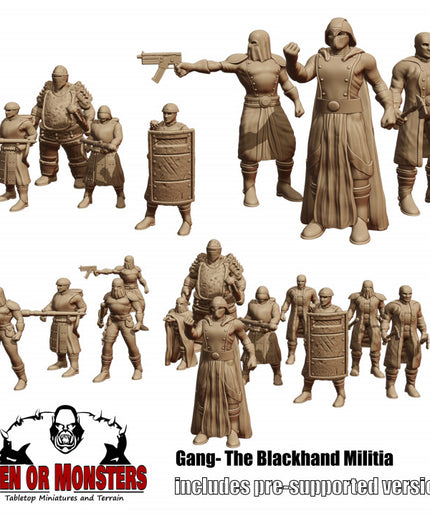 Gang-Blackhand Militia - 14 Figures
