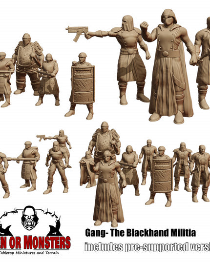 Gang-Blackhand Militia - 14 Figures