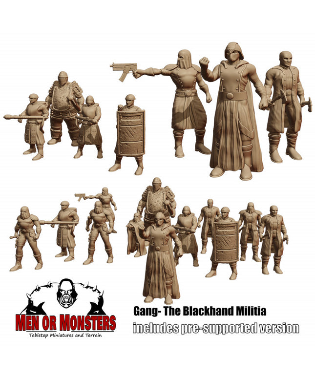 Gang-Blackhand Militia - 14 Figures