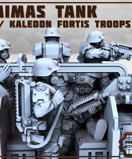 Troop Poses x6 for Mimas - Kaledon Fortis