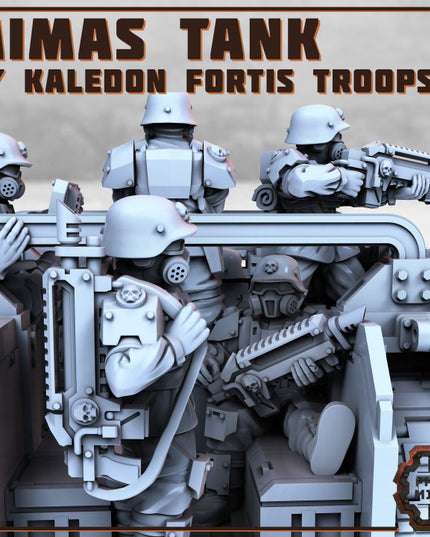 Troop Poses x6 for Mimas - Kaledon Fortis