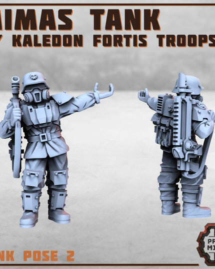 Troop Poses x6 for Mimas - Kaledon Fortis