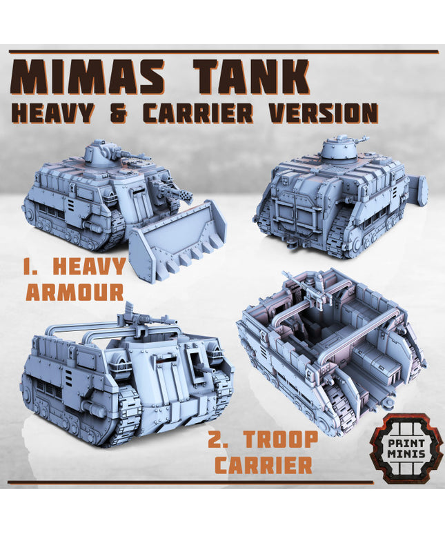Mimas Tank - Troop Carrier & Heavy Armour
