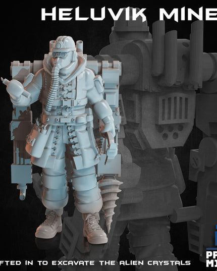 Heluvik Miners - 3 characters - Expedition Collection