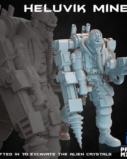 Heluvik Miners - 3 characters - Expedition Collection