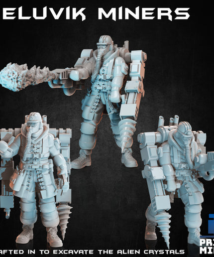 Heluvik Miners - 3 characters - Expedition Collection