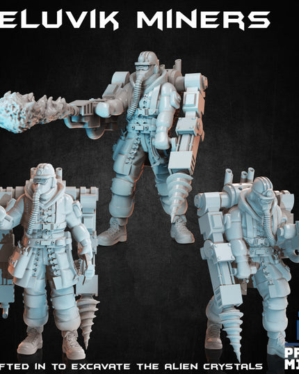 Heluvik Miners - 3 characters - Expedition Collection