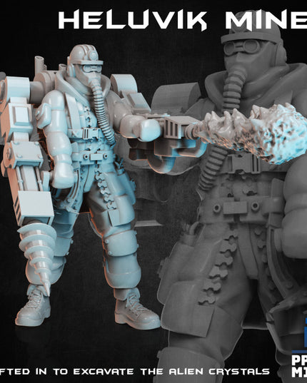 Heluvik Miners - 3 characters - Expedition Collection