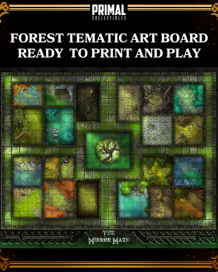 3 thematics boards - MASTERS OF DUNGEONS QUEST