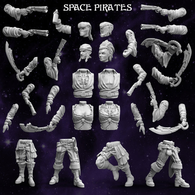 Modular Swift Pirate Crew - Space Pirates Collection