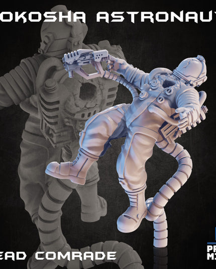 Mokosha Astronauts x4 - Zero-G Poses - In Orbit Collection