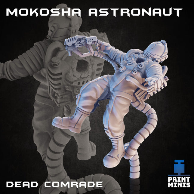 Mokosha Astronauts x4 - Zero-G Poses - In Orbit Collection