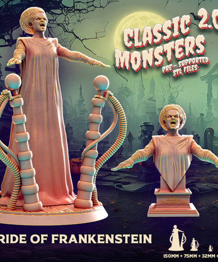 bride of Frankenstein + bust