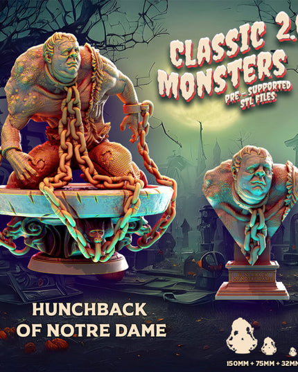 hunchback of notre dame + bust