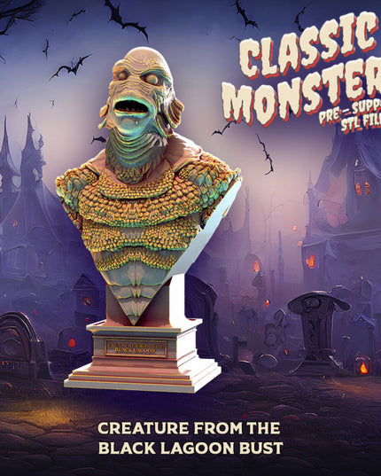 Creature of the black lagoon bust