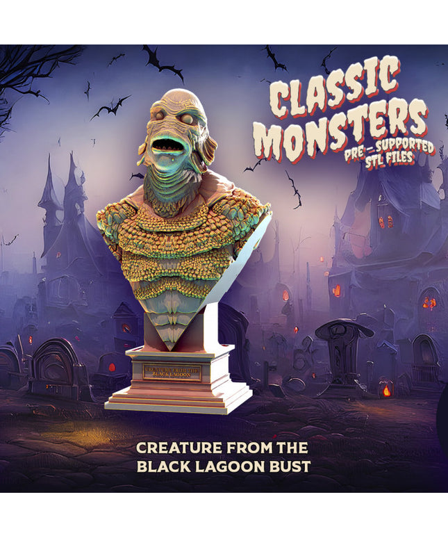 Creature of the black lagoon bust