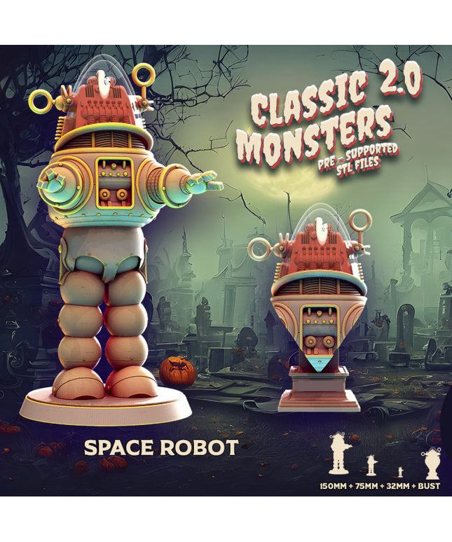 Space robot+ bust
