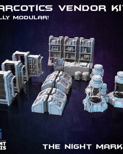 Narcotics Store - Scenery Kit - Night Market Collection