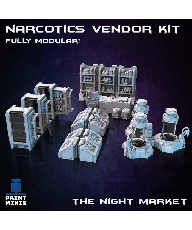 Narcotics Store - Scenery Kit - Night Market Collection