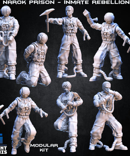 Lunar Prisoners - Modular Inmate Rebellion - Narok Prison Collection