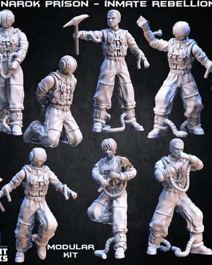 Lunar Prisoners - Modular Inmate Rebellion - Narok Prison Collection