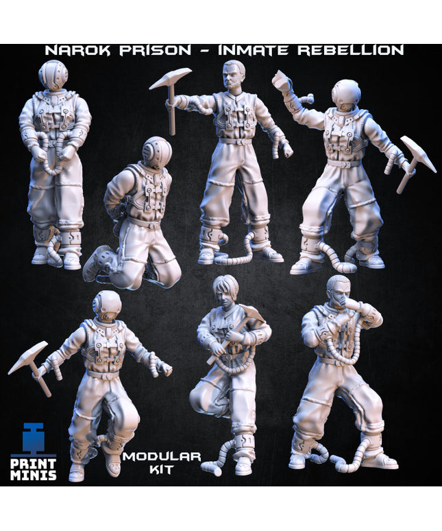 Lunar Prisoners - Modular Inmate Rebellion - Narok Prison Collection