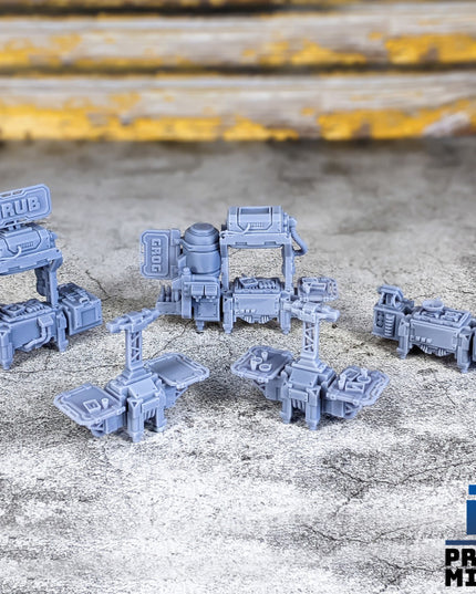 Street Food Court - Scenery Kit - Night Market Collection