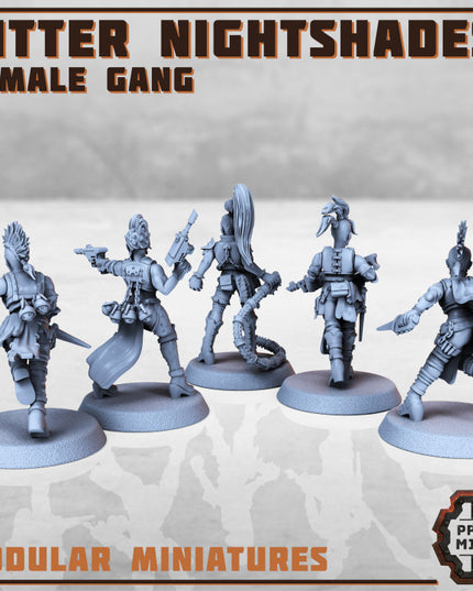 Bitter Nightshades Gang x5 (modular)