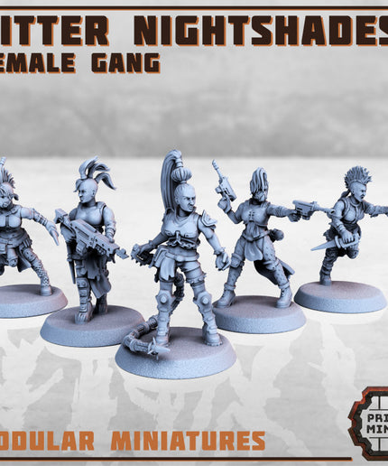 Bitter Nightshades Gang x5 (modular)