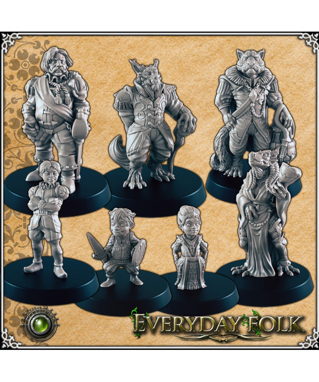Everyday Folk / Upper-class / nobles & kids