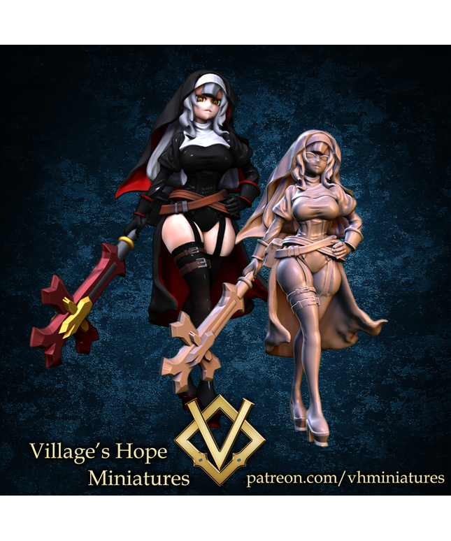 Iron Blood Battle Cleric, Battle nun