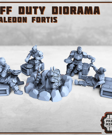 Off Duty Diorama - Kaledon Fortis