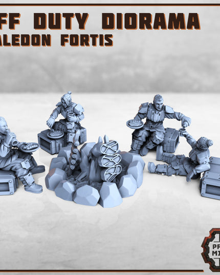 Off Duty Diorama - Kaledon Fortis